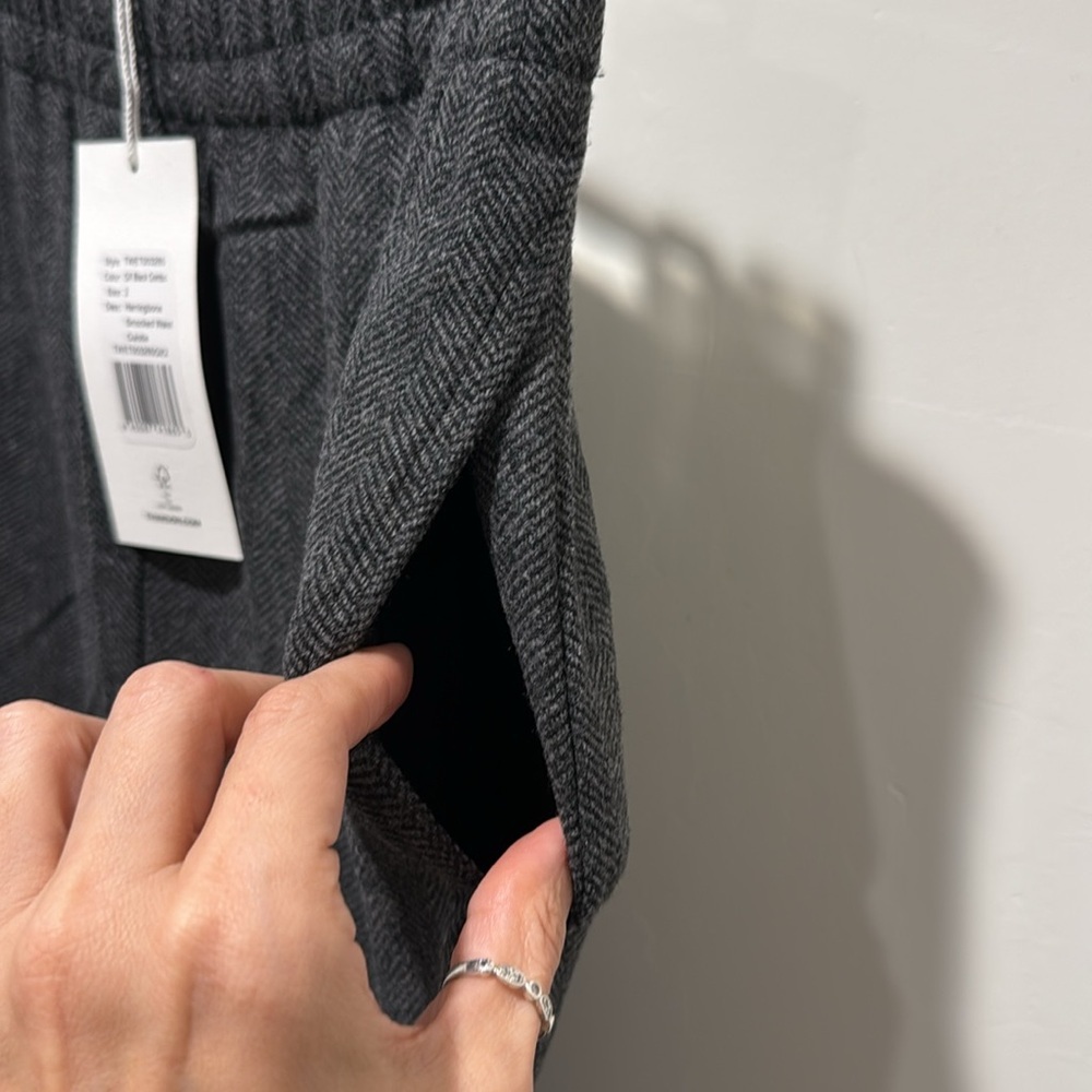 Thakoon Culotte Women's Pants Herringbone Size 2 NWT Gaucho Wool Blend $150 - Picture 4 of 6